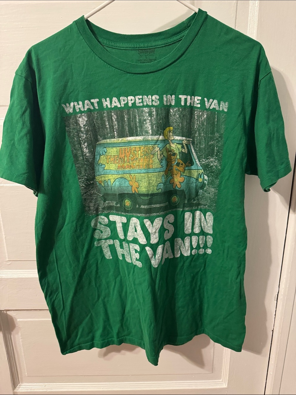 Scooby-Doo Green Graphic Tee - "Stays in the Van"